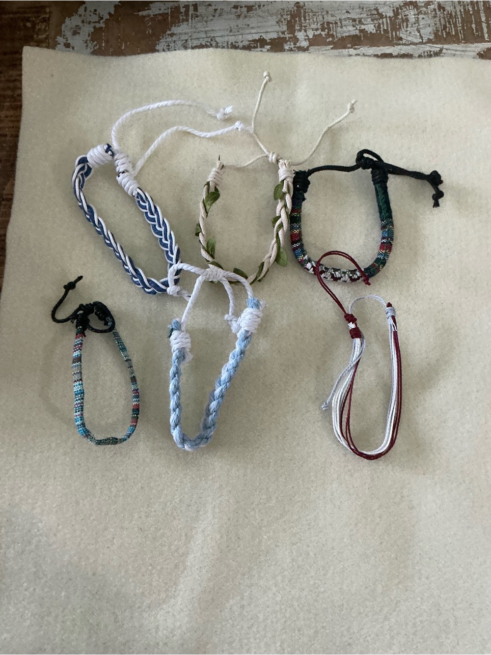 Multi-Color Women’s Braided Friendship Bracelets